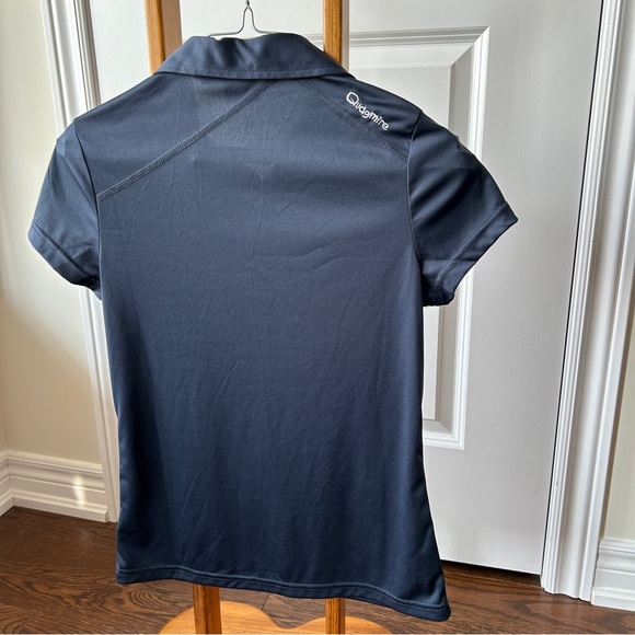 Quagmire Navy Blue Polyester Golf Shirt Women Size Small - Picture 6 of 9